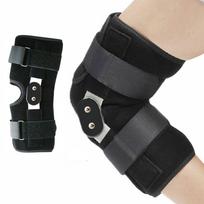 Adjustable Pressurized Knee Brace Support With Side Stabilizers For Pain Relief And Comfort M gray