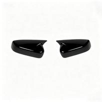Compatible with 08-15 Ford Mustang Rearview Mirror Frame Cover Trim black