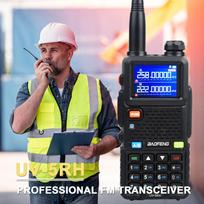 Baofeng UV-5RH Tri-band Walkie Talkie UHF 400-520MHz VHF136-174MHz 200-260MHz Wireless Fast Copy One Channel 7W 999Ch FM Radio Australia Standard