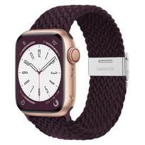 Braided solo loop Strap For Apple watch Ultra2 band 49mm 45mm 44mm 40mm 41mm 42mm 46mm correa bracelet series 8 7 se 6 9 3 10 11 38 40 41mm S10-42mm black