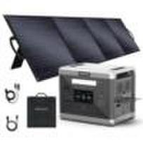 JAV Sandėlis 2400W 2160Wh Nešiojama saulės energijos stotelė su 200W saulės paneliu stovyklavimui Saulės generatorius Nešiojama saugykla 2400W+200W 2160WH EU