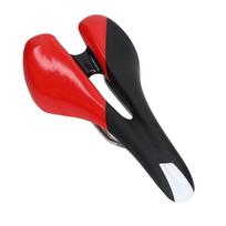 Bike Saddle Shock Absorbing Breathable Lightweight Bike Cushion for Road Mountain Bikes black