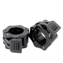 1 Pair 25/30mm Fitness Barbell Clamps Quick Release Barbell Collars Dumbbell Spin Lock  Trap Bar 25mm black