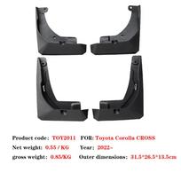 Priekinės ir galinės purvasaugiai 2020-2025 Toyota Corolla CROSS automobiliui 315x265x135 black