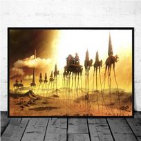 Garsusis Salvadoro Dali siurrealizmas Drobės paveikslai Abstraktūs plakatai ir spaudiniai Sienų paveikslai svetainės dekoravimui Be rėmelio 60*90cm