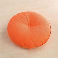 Lininė Zafu meditacijos pagalvė Didelė klūpėjimo kilimėlis Grindų pagalvė Meditacijos pagalvė Grindys 40cm orange