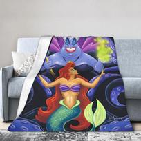 Jūros ragana Ursula pledas Kokybiškas Super šiltas Mažosios undinėlės pledas Pavasario Vaikams Sofa Lova Naujoviškas lovatiesė 150x200cm