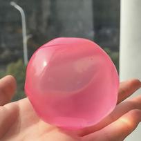 Cute Translucent Coconut Oil Squeeze Ball High-Value Appearance Plasticity No Rebound Stress Relief Fidget For Kids Adults pink