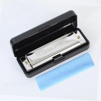 10 Hole Harmonica Key C Blues Harp Mouth Organ Phosphor Bronze Case Diatonic Beginner Harmonica Kit For Kids