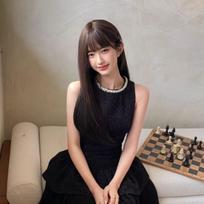 Stunning spicy girl waist-cinching dress, French elegance, heiress high-end little black dress, birthday dress, short dress XL