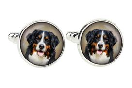 Bernese Mountain Dog, Berner Sennenhund - cufflinks, a shirt accessory, a shirt pendant from the Art-Dog brand sidabras