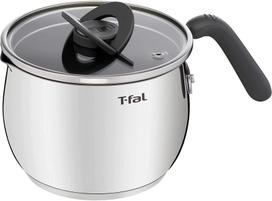 T-fal Single Handed Pot 16cm 2.6L IH Gas Fire, Substances such as PFOA,  Optispace IHMulti-Pot Charcoal Gray Gray G74683 gray