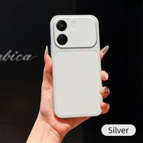 For Xiaomi Redmi 13C Case Redmi 13C 5G Cover 13C 4G Leather Case Luxury Lens Protection Case Protect Matte leather Back Cover Redmi 13C 5G white