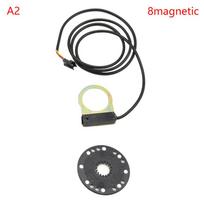 5/8/12 Magnetinis greičio jutiklis elektrinis dviračio maitinimo pedalas pagalbinis pagalbinis jutiklis paskirstymo sistemos elektrinio dviračio dviračio rinkinys black