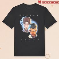 Viktor Jayce Arcane Animated Series T-shirt S gray