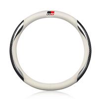 Car Suede Carbon Fiber Leather Steering Wheel Cover Non-slip for Toyota GR TRD Hilux Prius Avensis Corolla Camry C-hr Prado Rav4 Yaris GR
