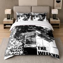 3Pcs Bed Set,The Weeknd 1 Duvet Cover and 2 Pillowcases, Printed Bedding Decor For Guest Room 140cmx200cm