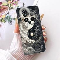 For Realme 12 Pro+ 12Pro 5G Cool Dragon Tiger Pattern Phone Case For Realme 12 Pro Plus 5G Soft Silicone TPU Cases Realme 12 Pro 5G black