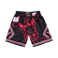 Mitchell & Ness Chicago Bulls Big Face Shorts SHORBW19069-CBUBLCK97 S black