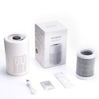 Air Purifier Smoke Odor Negative Ion Generator USB Portable Air Cleaner for Household HEPA Filter Efficient Purifying Air