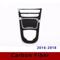 Skirta Mercedes Benz E klasės W213 S213 A238 C238 2016-2021 ABS automobilio centrinės konsolės dekoratyvinio skydelio apdailos dangtelis Automobilio aksesuarai Carbon Fiber 16-18