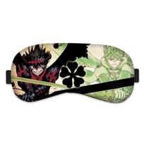 Black Clover Print Blackout Sleep Eyes Mask Eye Covers 19*9cm black