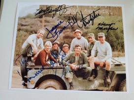 Mash Cast Signed 8x10 Photo RP -  Shipping!! black