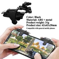 G21 Mobile Phone Game Trigger Gamepad Joystick 6-Finger Aim Shooting L1 R1 Key Button For Phone Android For PUBG Game Controller 5 C China Mainland black