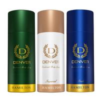 Denver Hamilton, Pride & Imperial Deo, 150 ML, Pack of 3 brown
