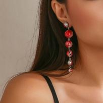 Halloween Choker Gothic Blood Drop Earrings Gothic Blood Drop Bracelet  Women Gifts StyleJ brown