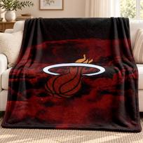 Miami Heat blanket Flannel Blanket Soft Cozy Plush Throw for Sofa Bed Lightweight Home Decoration Outdoor camping 80cmx120cm