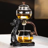Glass Teapot Infuser Drip Pot Dripping Automatic Tea Set for Office Make