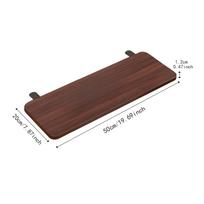 Desk Board for Computer Table with Folding Arm Rest Feature