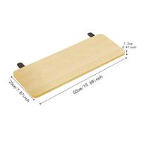 Desk Board for Computer Table with Folding Arm Rest Feature
