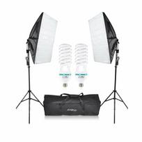 stovai su apšvietimo lempomis (softbox)