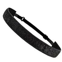 Elastic Sparkly Headbands Sparkly Sport Head Wrap New Glitter Hair Bands  Men Women Color 3 black
