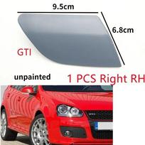 Front Bumper Headlamp Cover Head Light Washer Nozzle Cap For VW Golf V MK5 GTI R32 2003-2009 1 PCS Right RH GTI