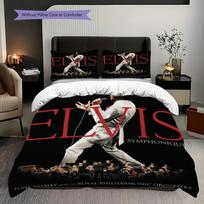 Elvis Presley Rock Roll Threepiece Set 1 Duvet Cover 2 Pillowcase Without Core Christmas Birthday Gift Bedding Set 140x200cm