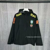 Brazil National Team Neymar Football Windbreaker Waterproof Lightweight Jacket Unisex Training Top All M