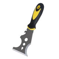 Multifun Putty Knife Scraper Thickened Stainless Steel Blade And Non Slip Handle For Home Renovation Wall Repair Paint Removal A1 black