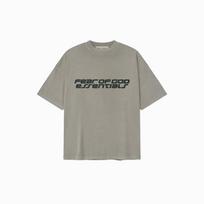 Kids Oversized Crew Neck Short Sleeve T-Shirt Cotton Soft Tee Boys Girls A-Class Safety XL 10-12Y gray