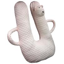 Multi-use Sleeping Pillow Car-mounted Rest Pillow Lumbar Support Cushion  Long Distance Driving white