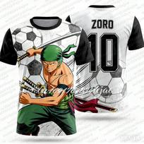 2026 New One Piece Zoro Special Edition Football Jersey T-shirt Football Jersey Kids Cartoon Print Tshirt Men Breathable Jersey xs black