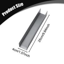Pan, Stainless Steel Non-stick Napoleon Mille Feuille Rectangular Shape, Perforated, for 25cmx4cmx4cm