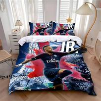 Bedding Set Hot Football N-NeymarS Bedroom Decoration Children Single Double Large Size Duvet Cover Set for Adult Boys Girls Baby size 70X133cm