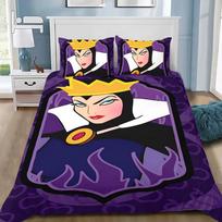 Cartoon Villains Maleficent Ursula Evil Duvet Cover 2/3-piece Bed Linen With Pillow Cut Suitable For Children And Adults 3D Bed baby size 100x135cm