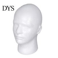 Foam Mannequin Head for Hat Head, Male Female Display Stand, Lightweight Model Wig Storage Hats F