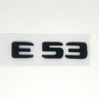 3D ABS chromo automobilio raidės logotipas E53 sparnas TURBO 4MATIC emblema ženklelis galinė žvaigždė AMG lipdukas Mercedes Benz AMG E53 W213 W212