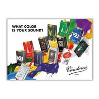 Vandoren CLOTHCOL Colors Microfiber Cleaning Cloth for Woodwind Brass Instruments Piano Guitar Glasses gray