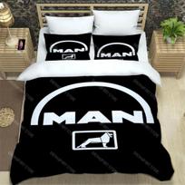 Man truck Retro Bedding Sets 3D printed Man truck duvet cover Pillowcase For adults children Single Double Queen Size EU Single 90x200cm